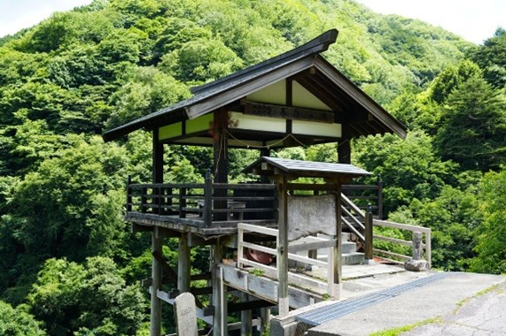 暮白の滝・滝見台