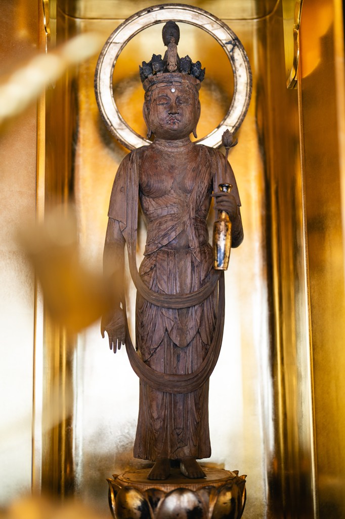 秘仏・木造十一面観音菩薩立像（小牧市指定文化財）