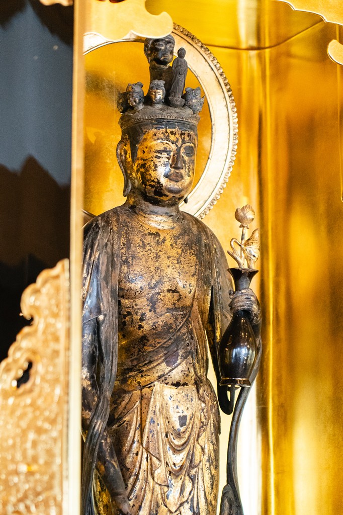 秘仏・木造十一面観音菩薩立像（小牧市指定文化財）