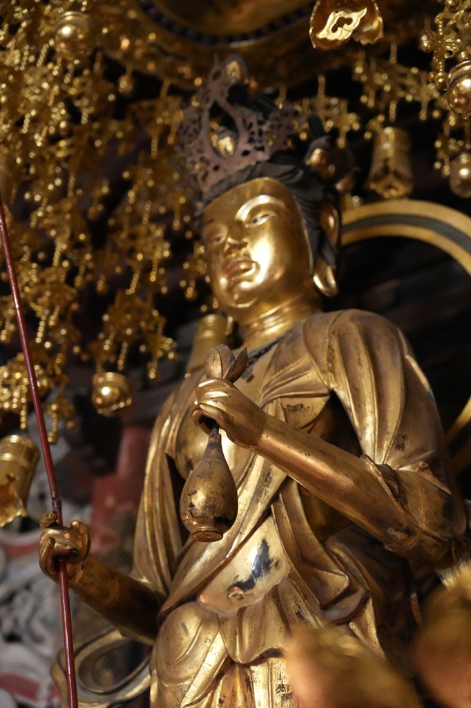 秘仏御本尊・木造十一面観音菩薩坐像（茨城県指定文化財）