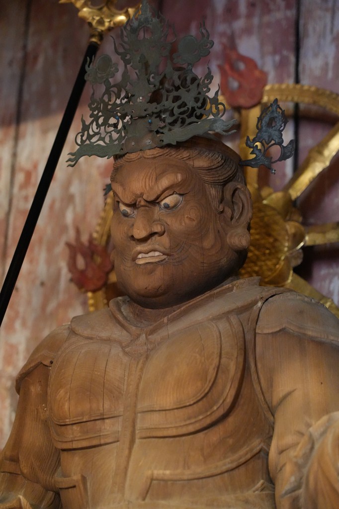 木造毘沙門天立像（茨城県指定文化財）