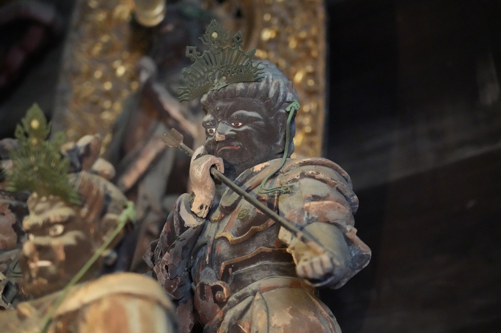 木造日光菩薩立像・月光菩薩立像・十二神将立像・普賢菩薩坐像・童子立像