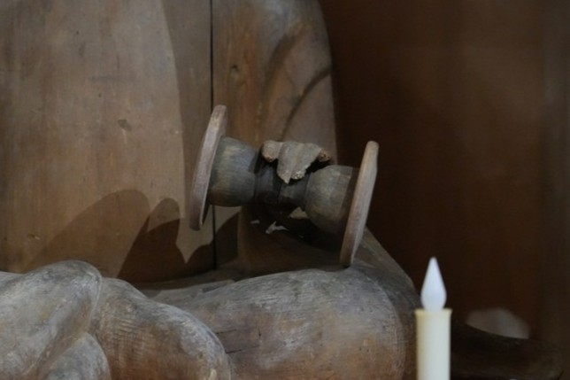 木造摩多羅神（またらじん）坐像（国指定重要文化財）