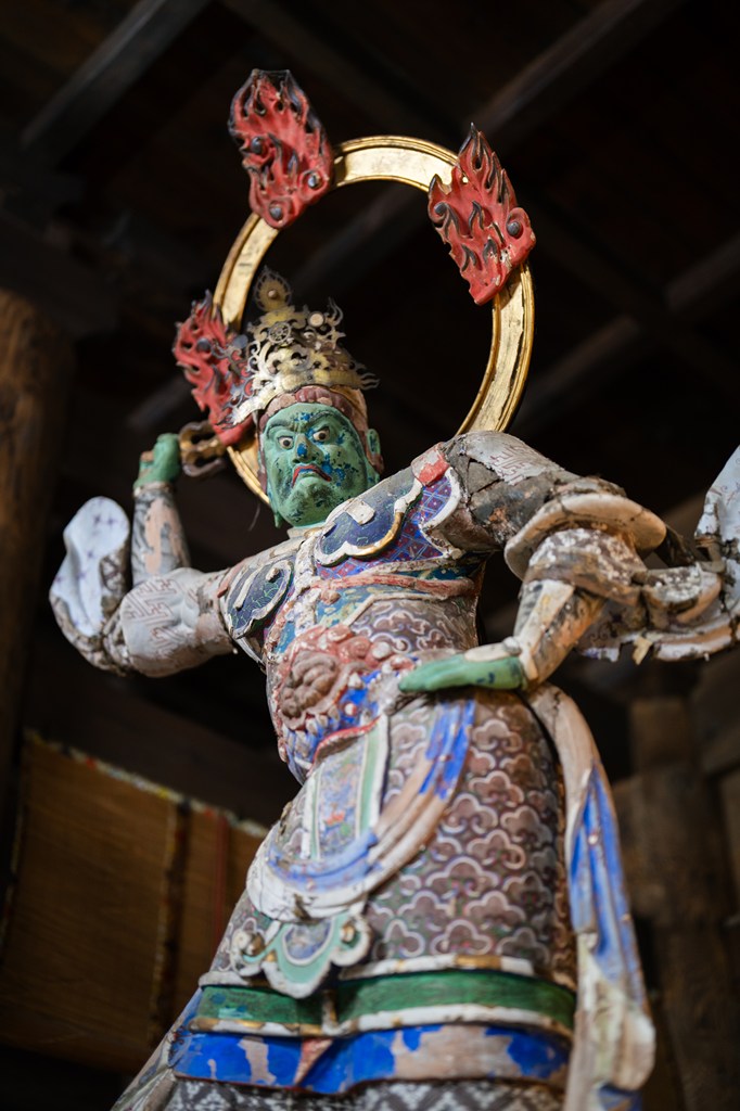 秘仏御本尊・木造四臂十一面観音菩薩立像・木造四天王立像（ともに島根県指定文化財）