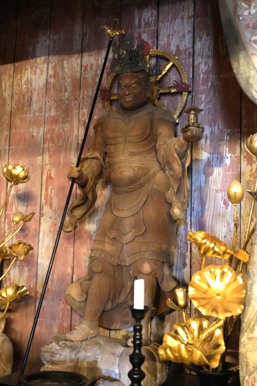 木造毘沙門天立像（茨城県指定文化財）