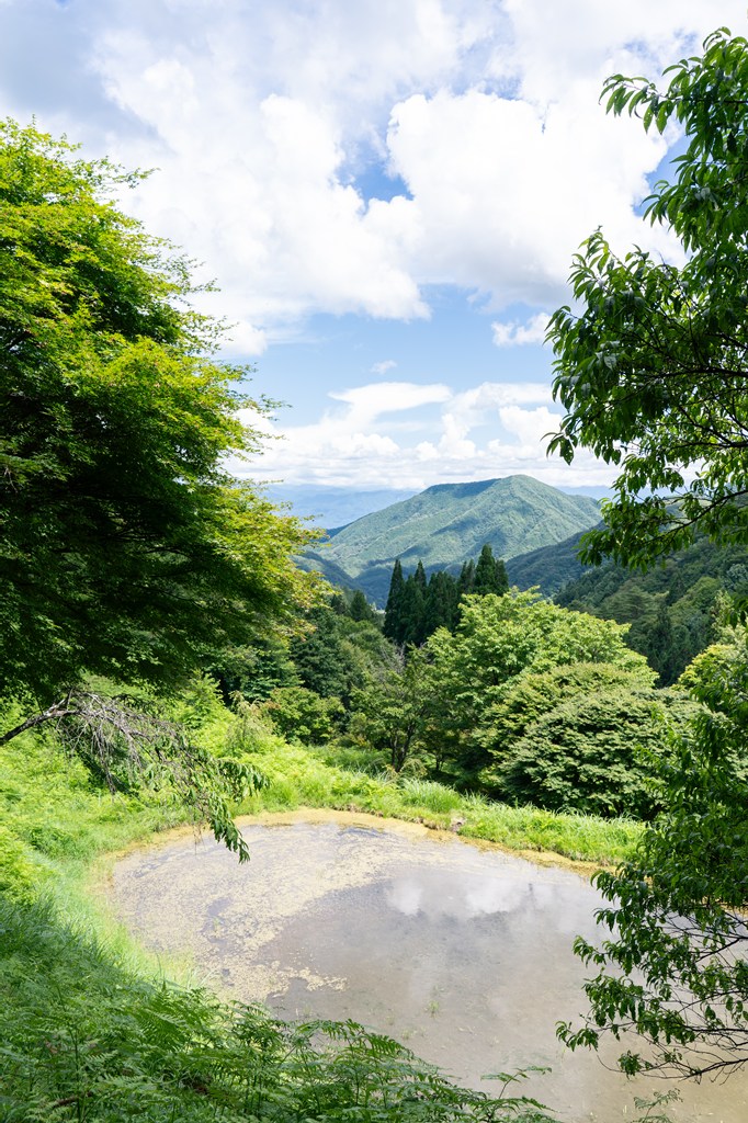 暮白の滝・滝見台