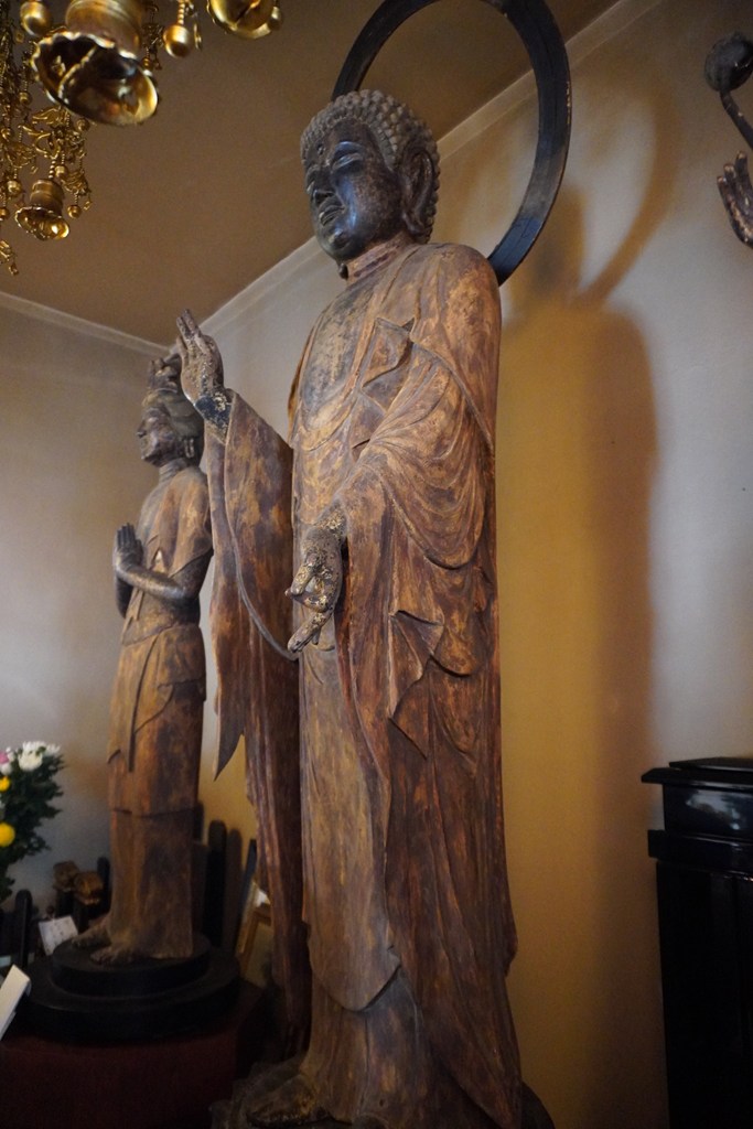 木造阿弥陀三尊立像（茨城県指定文化財）