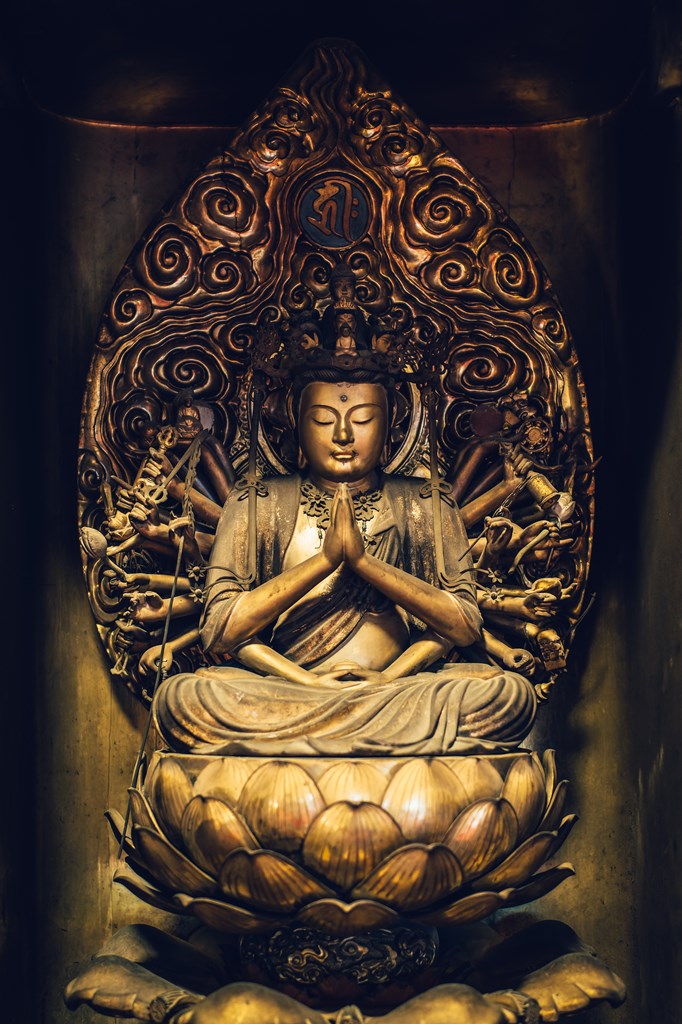 木造十一面観音菩薩坐像・木造千手観音菩薩坐像