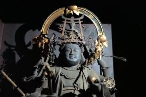 【非公開】秘仏・木造弁財天坐像・大黒天立像・宇賀神像