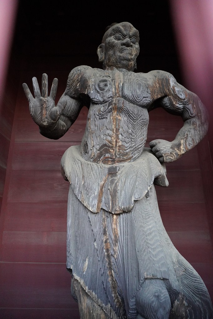 仁王門（茨城県指定文化財）・木造金剛力士立像（水戸市指定文化財）