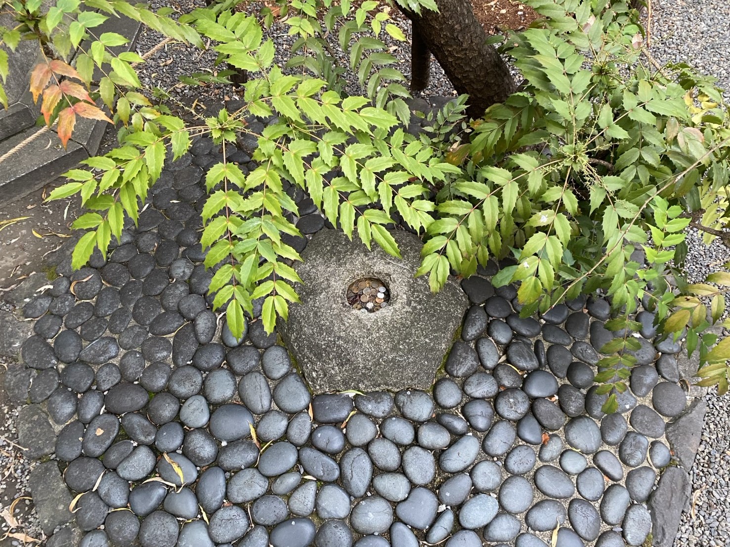 へそ石・境内におまつりされる石仏群