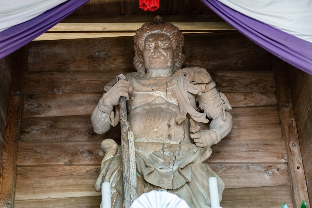 木造馬頭観音立像（美里町指定文化財）・馬頭観音堂