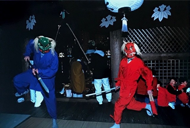 東寺の鬼走行事（湖南市指定無形民俗文化財）