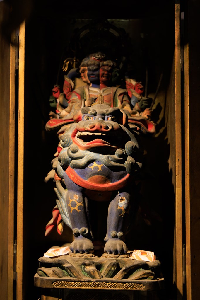 刀八毘沙門天像