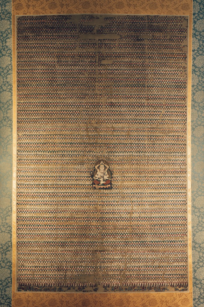 地蔵曼荼羅（実物は非公開、陶板地蔵曼荼羅は庫裏から続く内仏堂にてまつられている）